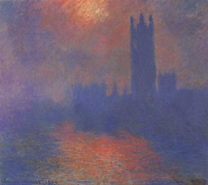 Claude Monet London,Parliament oil painting picture